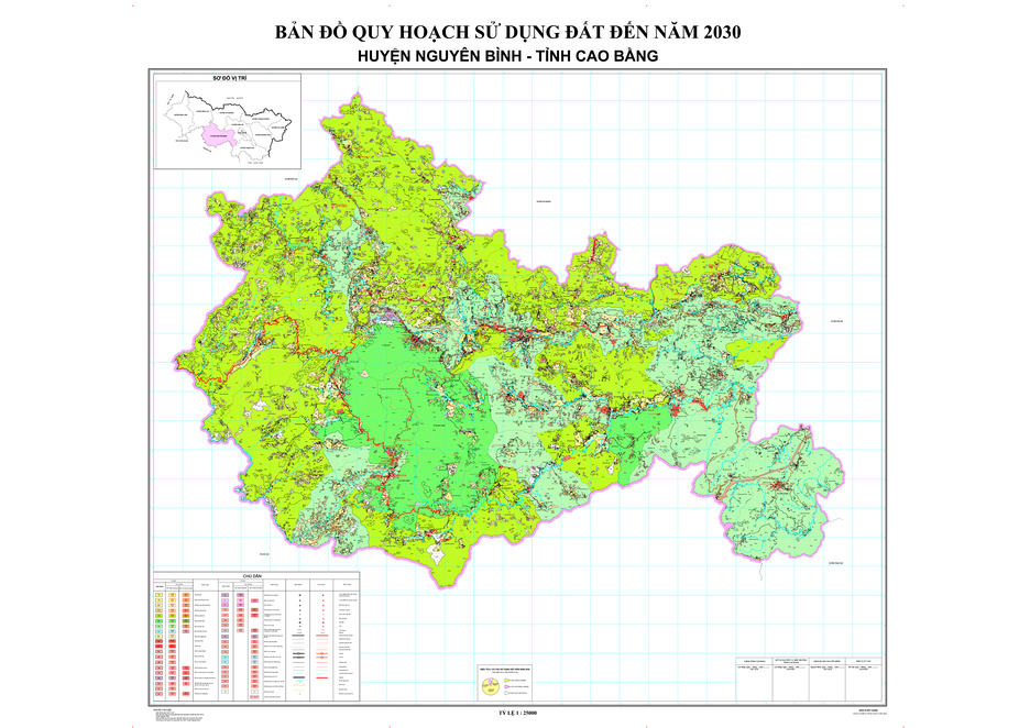 Bản đồ quy hoạch huyện Nguyên Bình