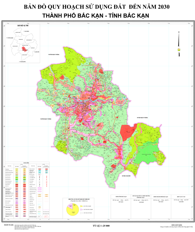 Bản đồ quy hoạch thành phố Bắc Kạn