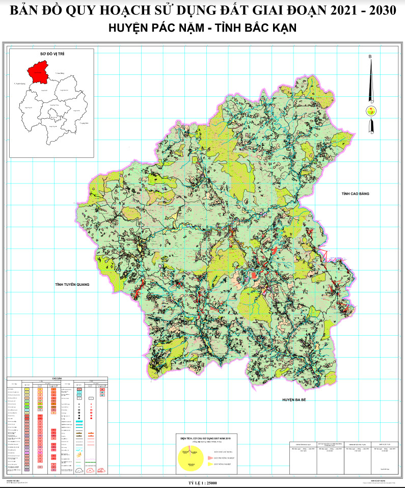 Bản đồ quy hoạch huyện Pác Nậm