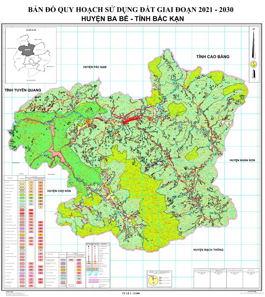 Bản đồ quy hoạch huyện Ba Bể