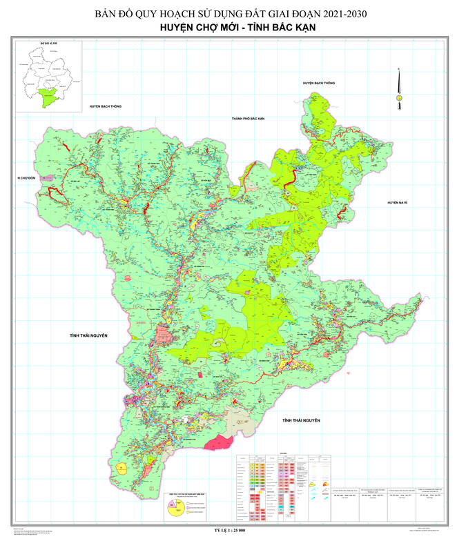 Bản đồ quy hoạch huyện Chợ Mới