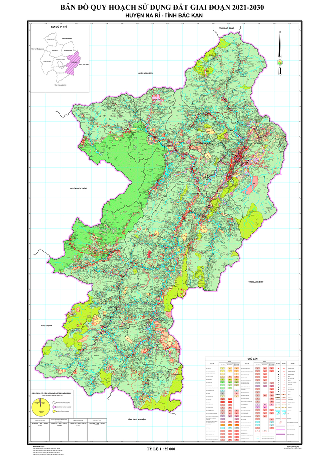 Bản đồ quy hoạch huyện Na Rì