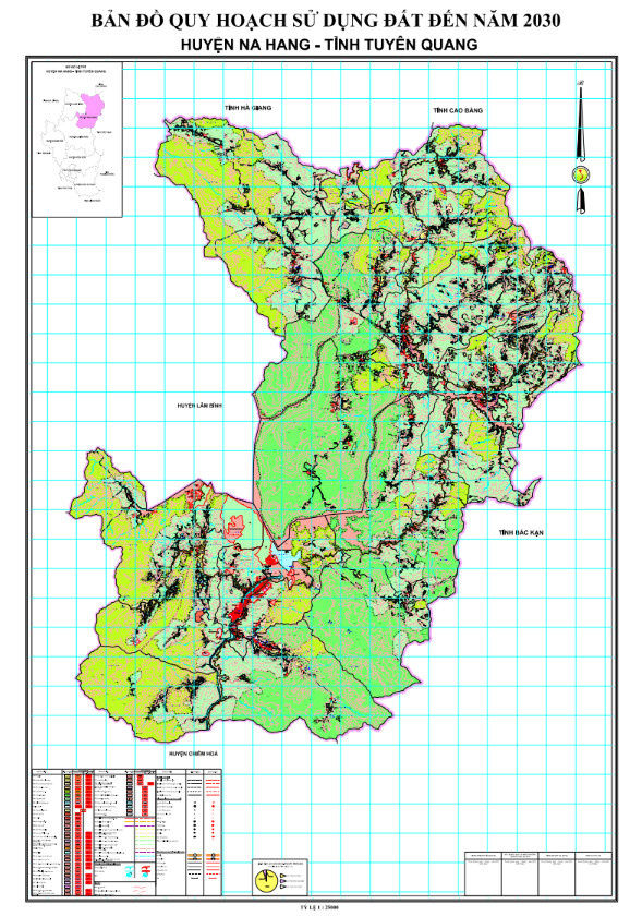 Bản đồ quy hoạch huyện Na Hang