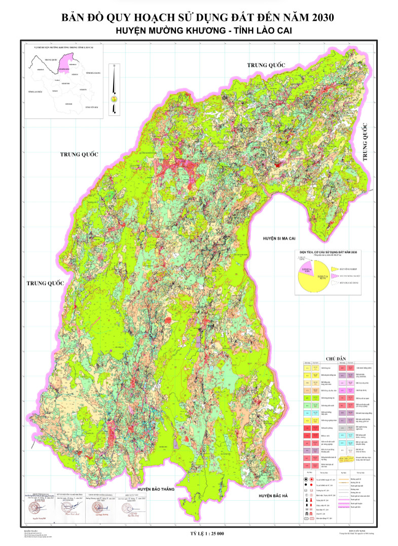 Bản đồ quy hoạch huyện Mường Khương