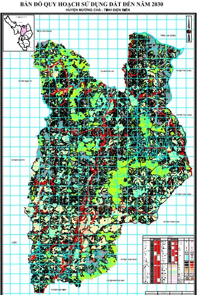 bản đồ quy hoạch huyện Mường Chà