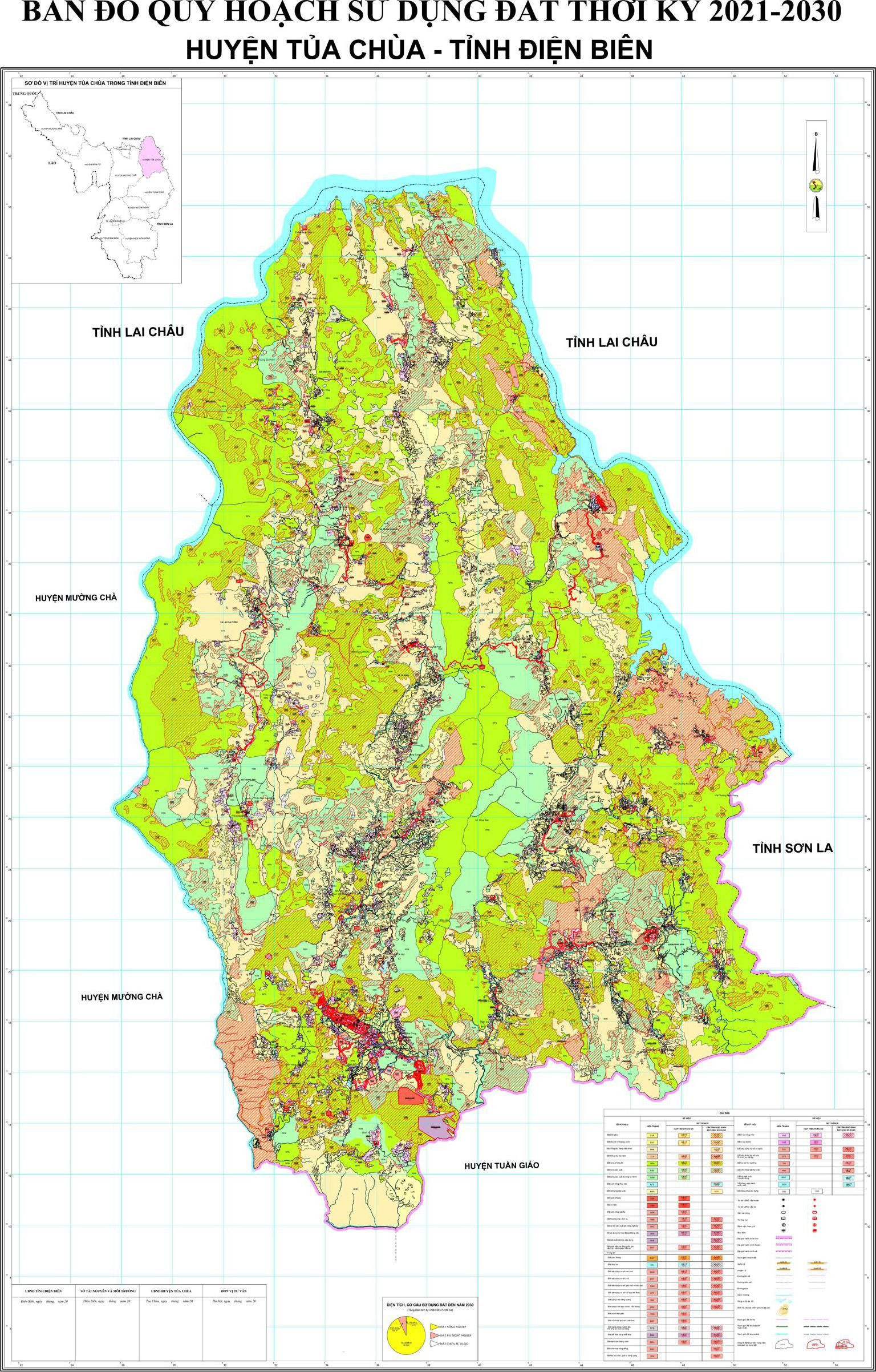 bản đồ quy hoạch huyện Tủa Chùa