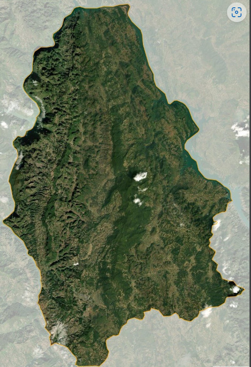 Bản đồ vệ tinh huyện chùa Tủa 