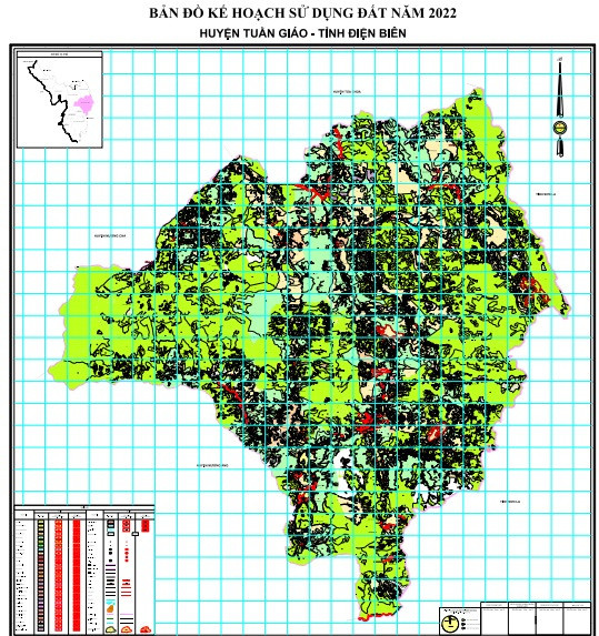 Bản đồ quy hoạch huyện Tuần Giáo