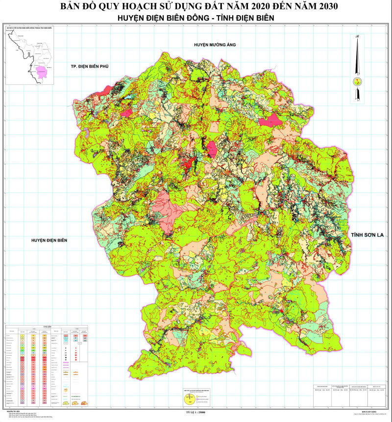 bản đồ quy hoạch huyện điện biên đông