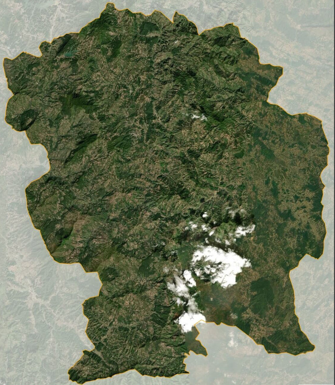 Bản đồ vệ tinh huyện Điện Biên Đông