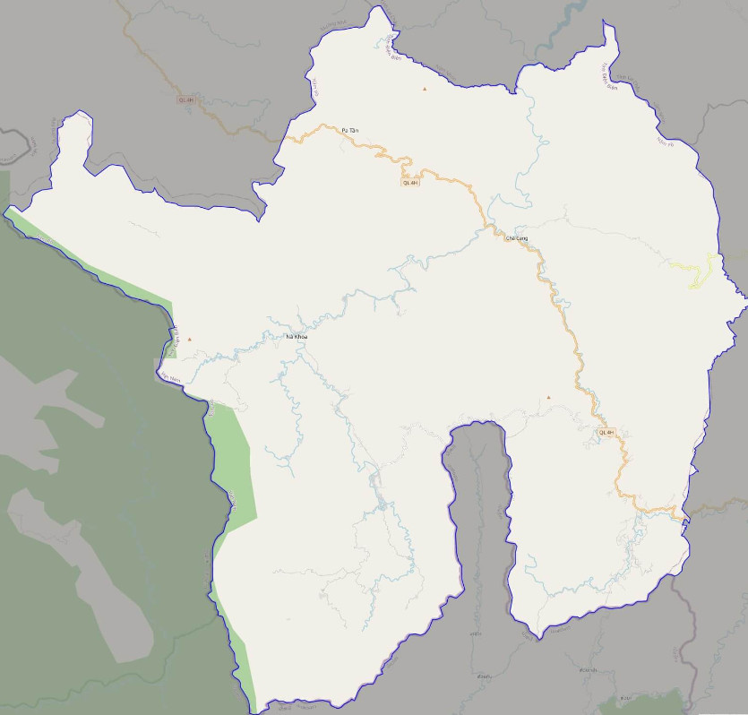 Bản đồ giao thông huyện Nậm Pồ