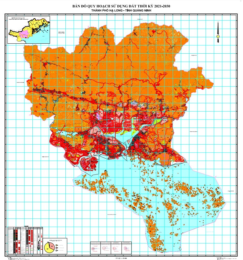 Bản đồ quy hoạch thành phố Hạ Long