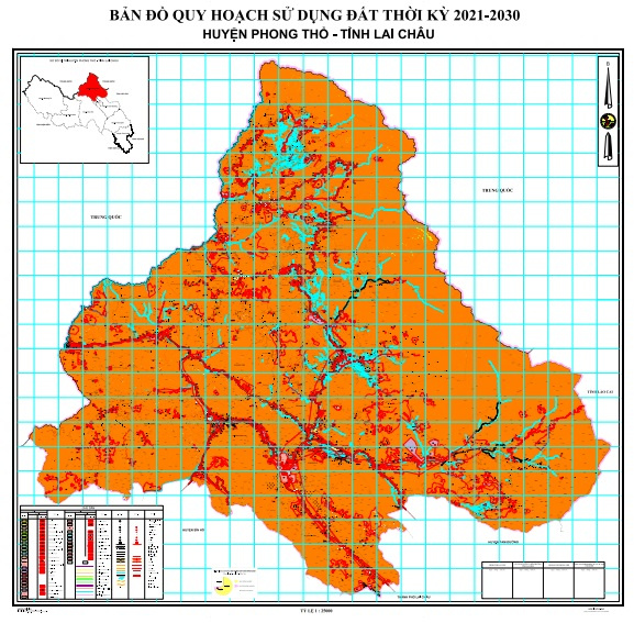 Bản đồ quy hoạch huyện Phong Thổ