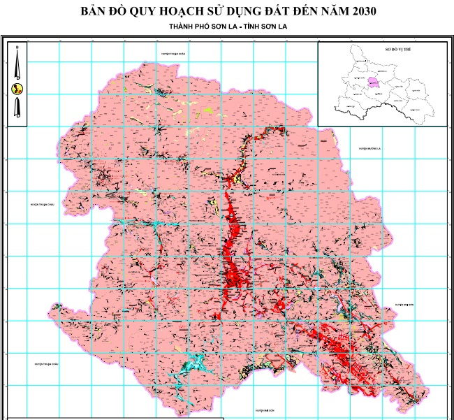 Bản đồ quy hoạch thành phố Sơn La
