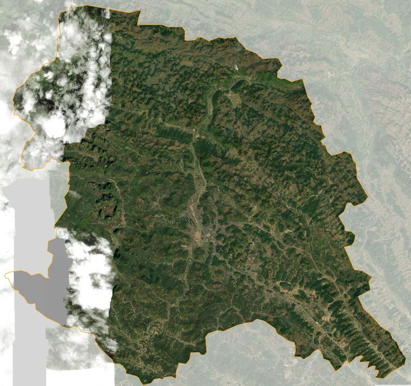 Bản đồ vệ tinh thành phố Sơn La