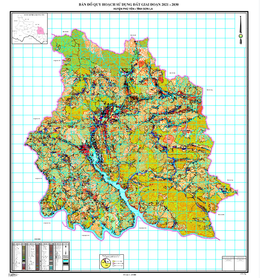 Bản đồ quy hoạch huyện Phù Yên