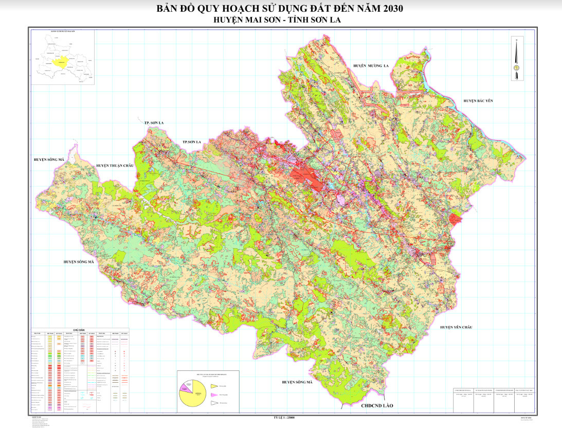Bản đồ quy hoạch huyện Mai Sơn