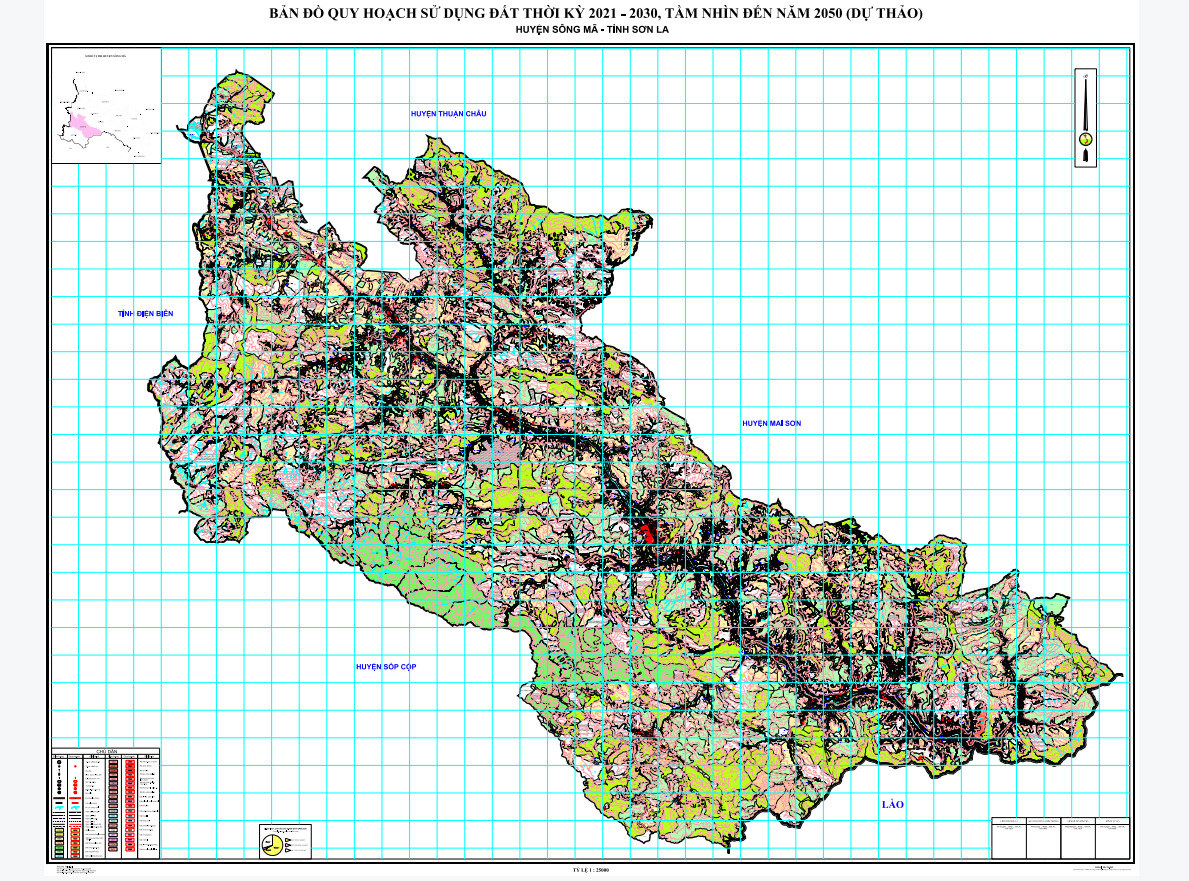 Bản đồ quy hoạch huyện Sông Mã