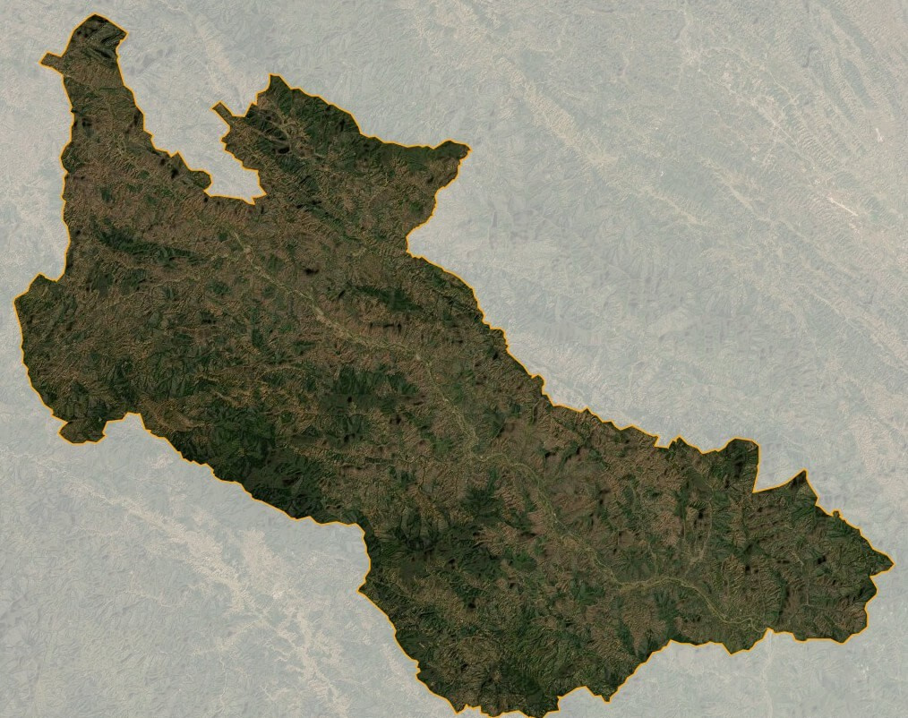 Bản đồ vệ tinh huyện Sông Mã