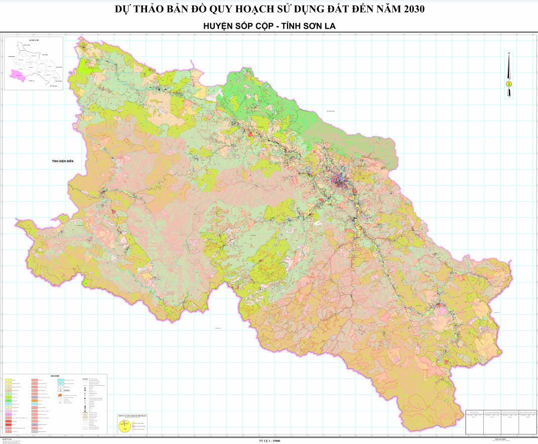 Bản đồ quy hoạch huyện Sốp Cộp