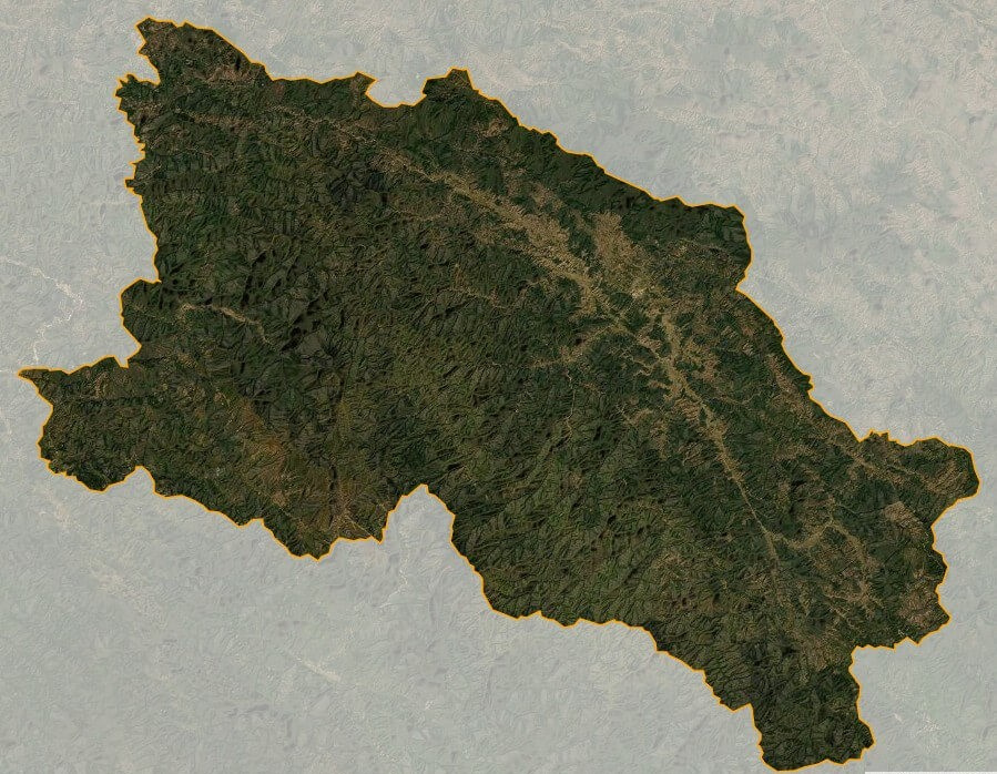 Bản đồ vệ tinh huyện Sốp Cộp