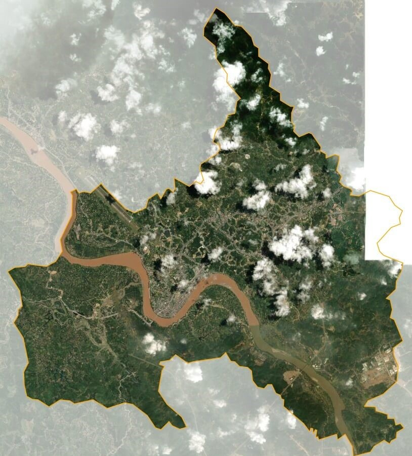 Bản đồ vệ tinh thành phố Yên Bái