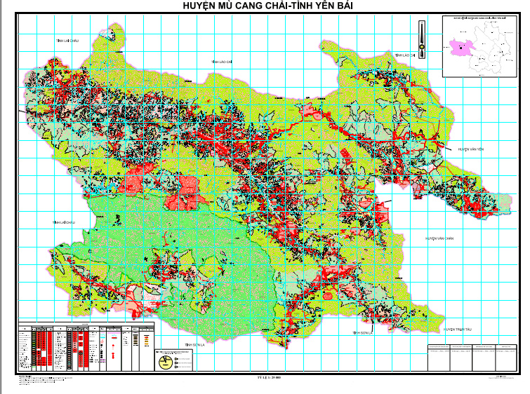 Bản đồ quy hoạch huyện Mù Cang Chải