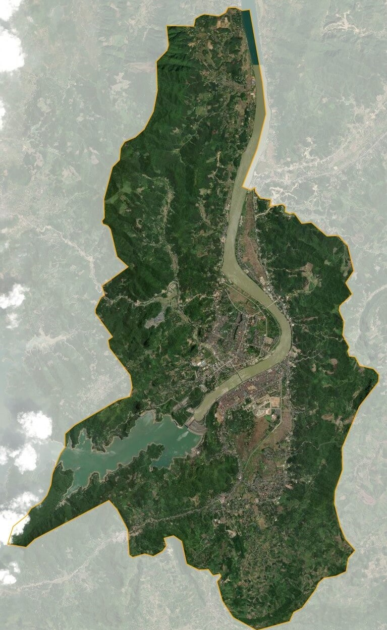 Bản đồ vệ tinh thành phố Hòa Bình