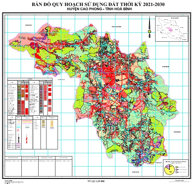Bản đồ quy hoạch huyện Cao Phong