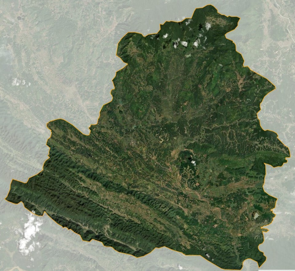 Bản đồ vệ tinh huyện Lạc Sơn