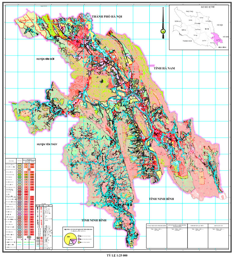 Bản đồ quy hoạch huyện Lạc Thủy