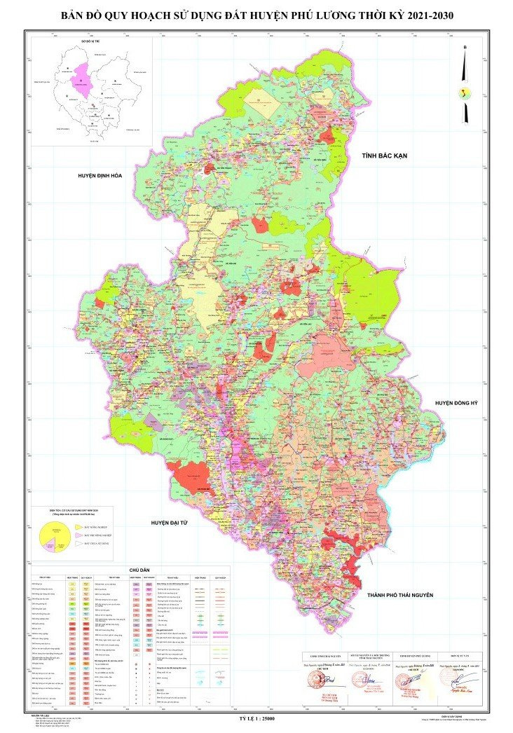 Bản đồ quy hoạch huyện Phú Lương