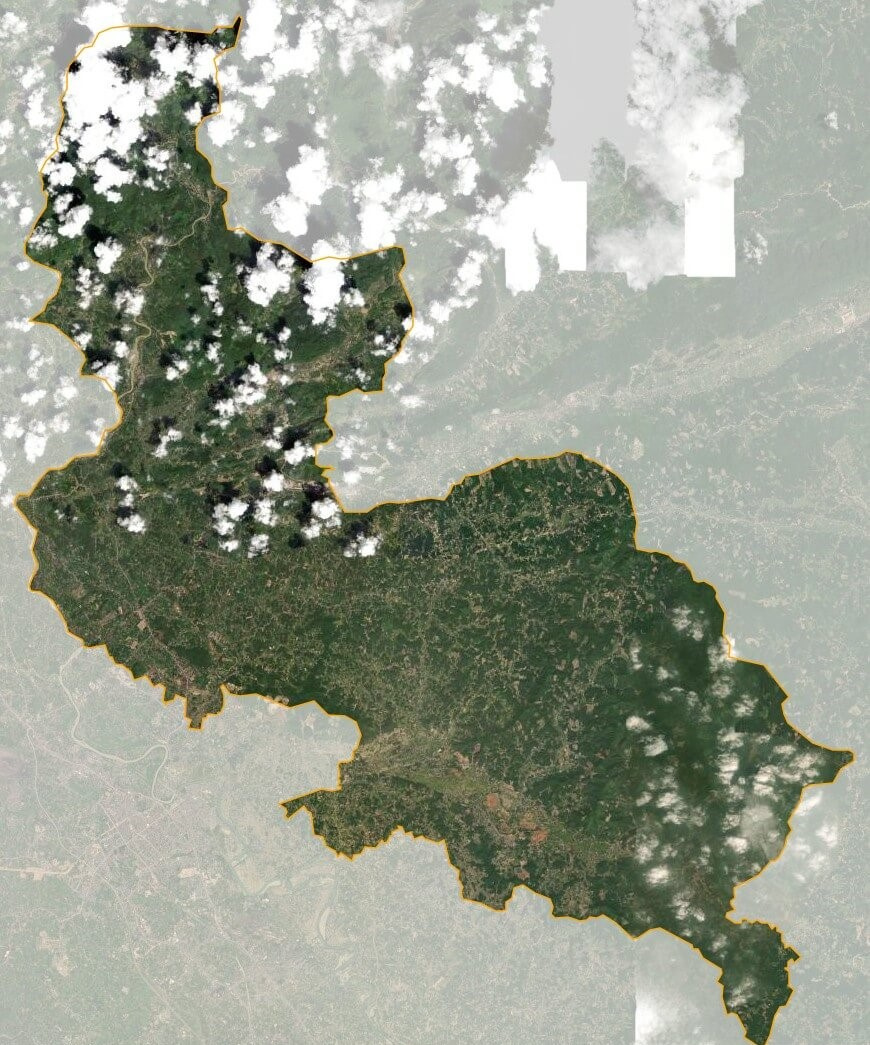Bản đồ vệ tinh huyện Đồng Hỷ