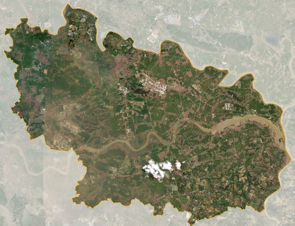 Bản đồ vệ tinh tỉnh Bắc Ninh