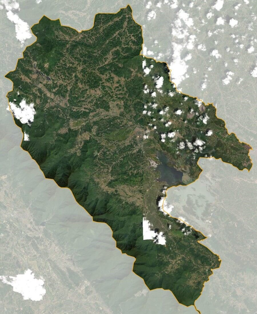 Bản đồ vệ tinh huyện Đại Từ