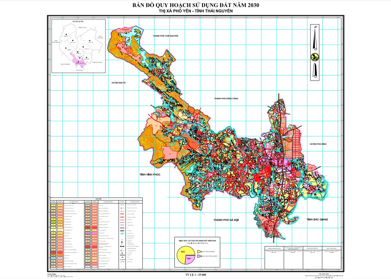 Bản đồ quy hoạch thị xã Phổ Yên
