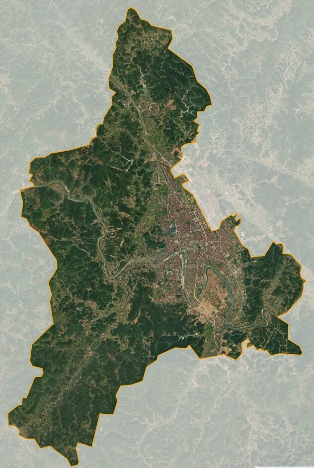 Bàn đồ vệ tinh thành phố Lạng Sơn