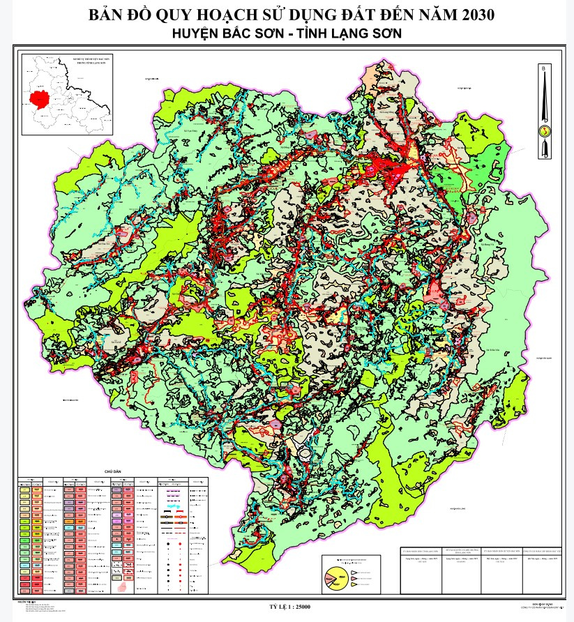 Bản đồ quy hoạch huyện Bắc Sơn