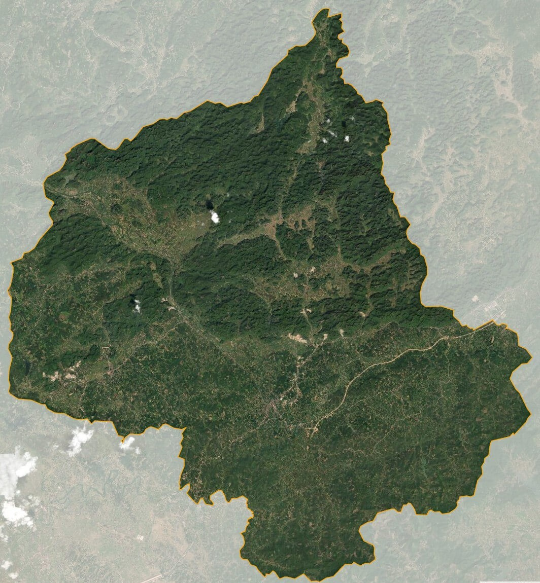 Bản đồ vệ tinh huyện Hữu Lũng