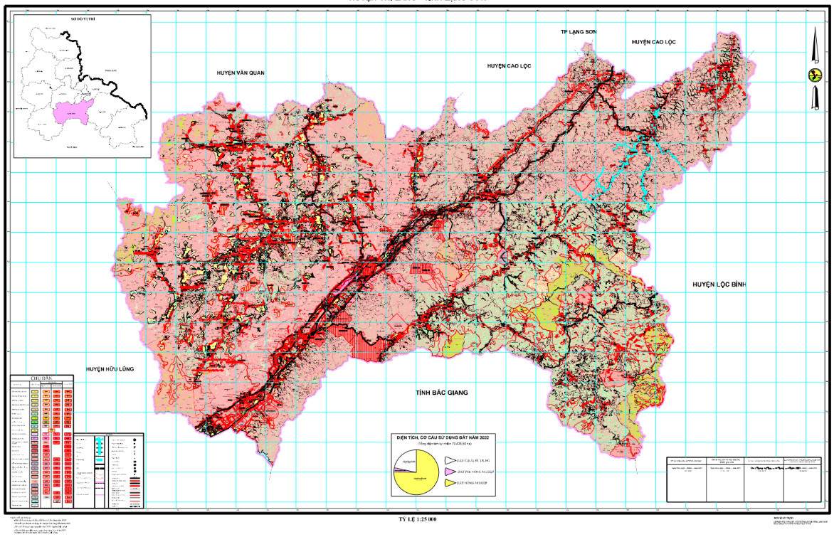 Bản đồ quy hoạch huyện Chi Lăng
