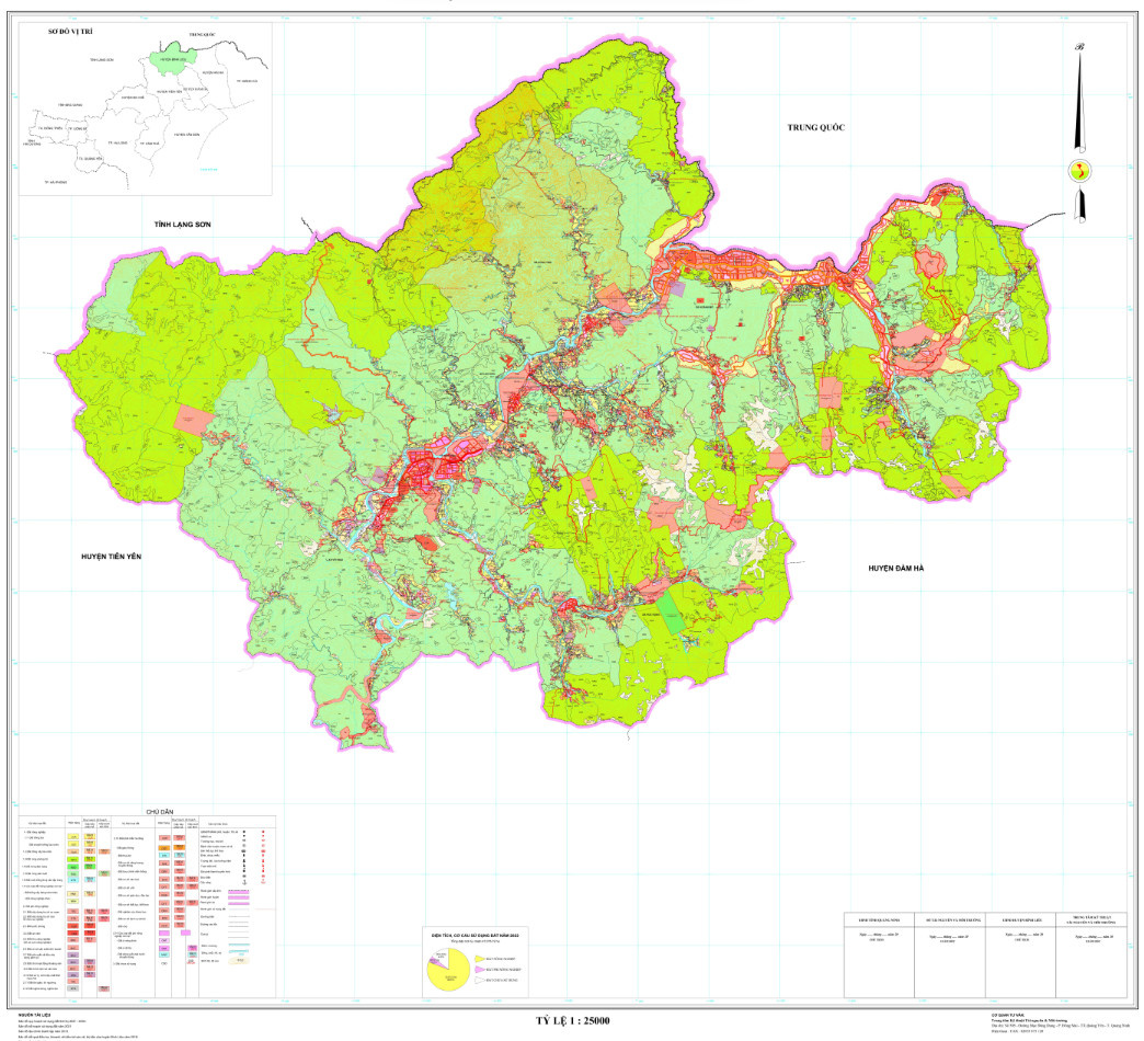Bản đồ quy hoạch huyện Bình Liêu