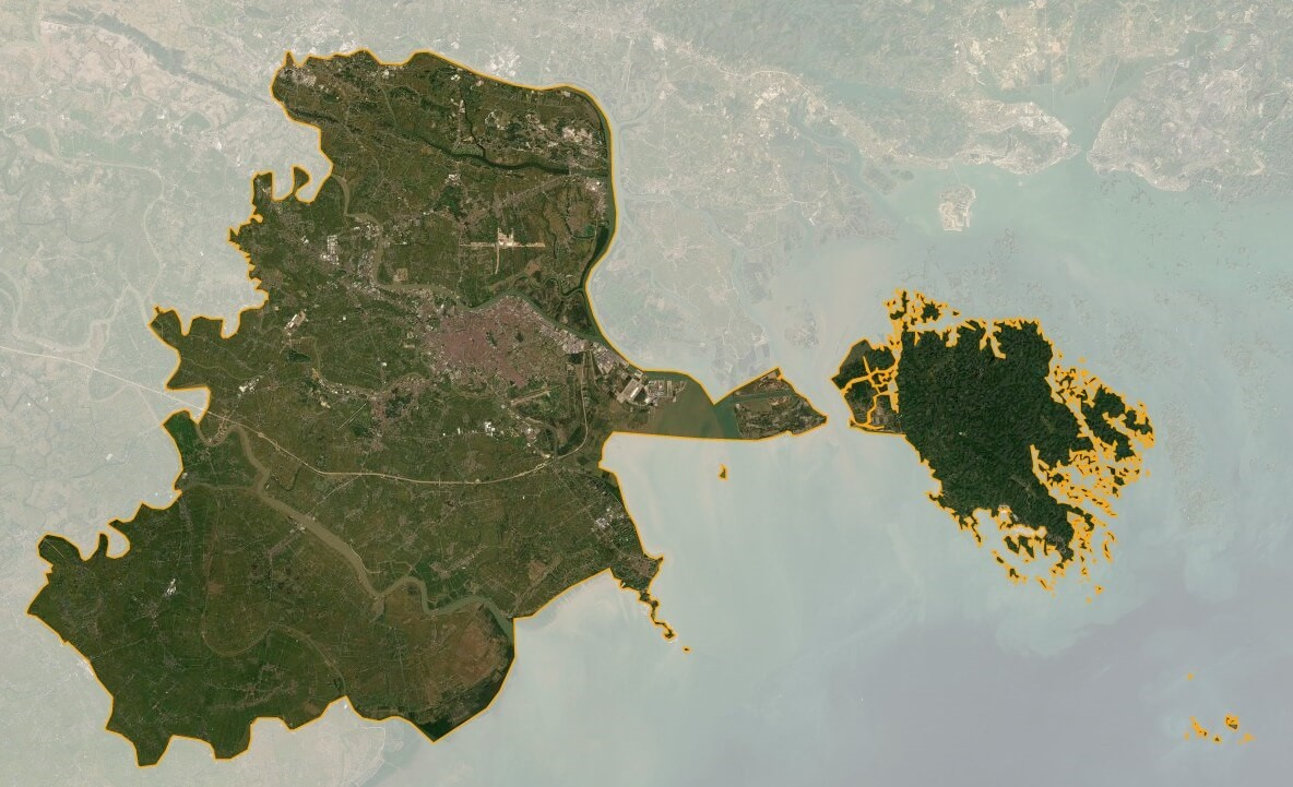 Bản đồ vệ tinh thành phố Hải Phòng