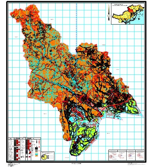 Bản đồ quy hoạch huyện Tiên Yên