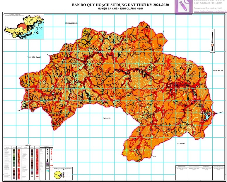 Bản đồ quy hoạch huyện Ba Chẽ
