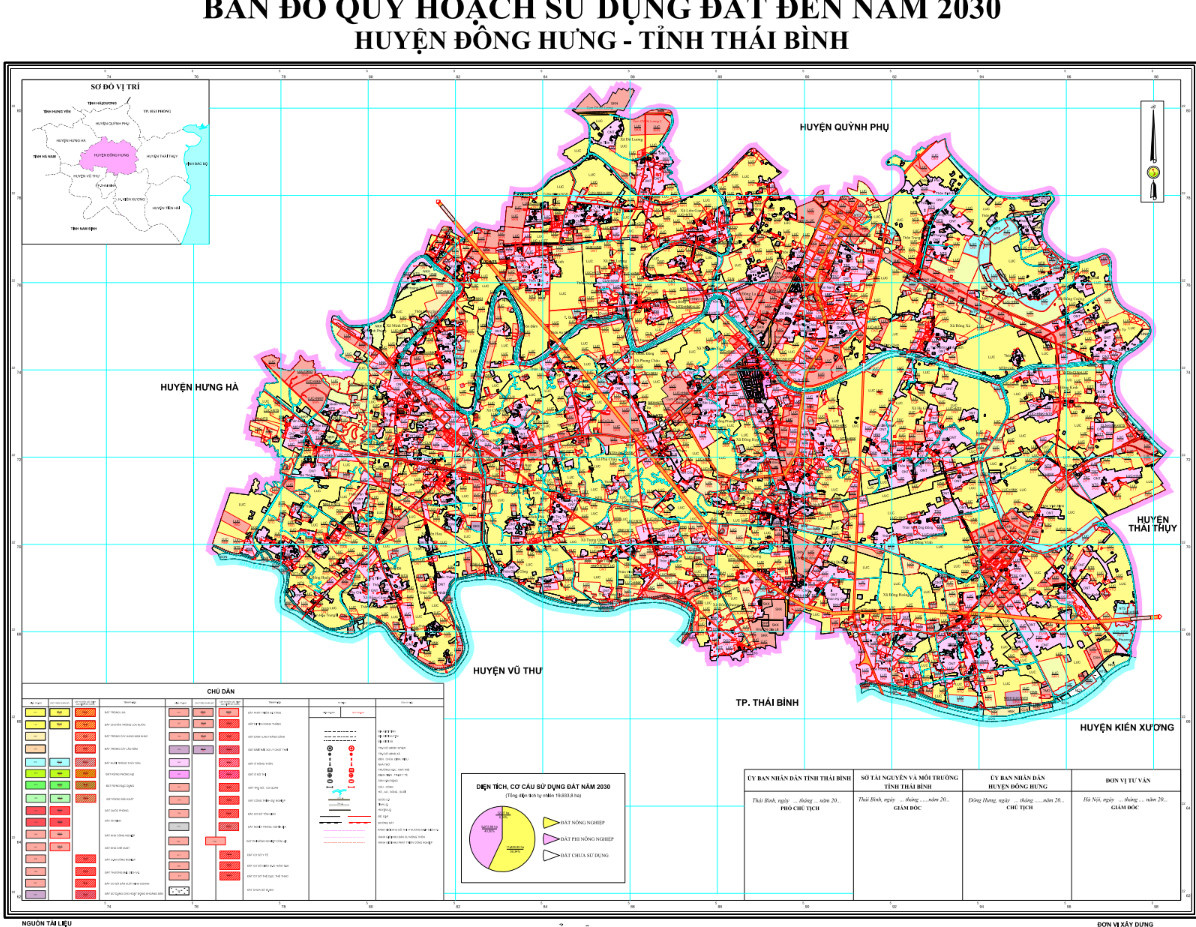 Bản đồ quy hoạch huyện Đông Hưng