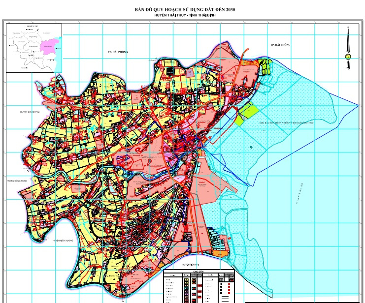 Bản đồ quy hoạch huyện Thái Thịnh