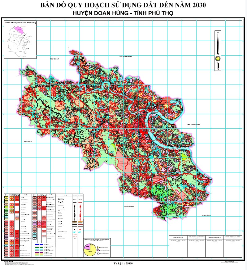 Bản đồ quy hoạch Huyện Đoan Hùng