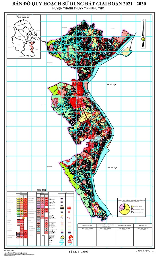 Bản đồ quy hoạch huyện Thanh Thủy