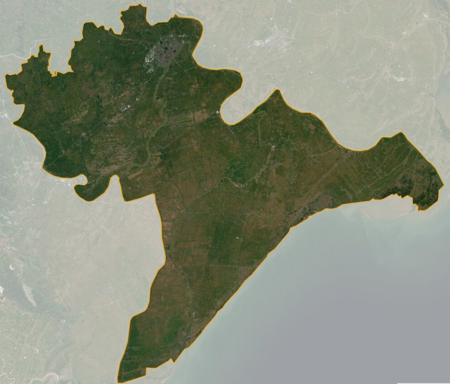 Bản đồ vệ tinh tỉnh Nam Định