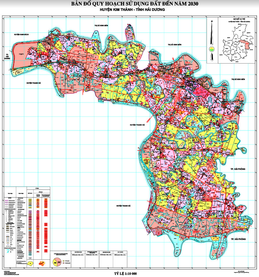 Bản đồ quy hoạch quận Kinh Thành